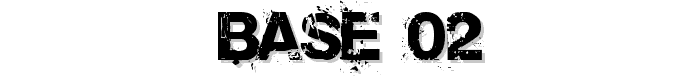 Base 02 font